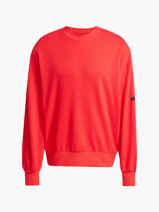 adidas Essentials Loose Fit 3 Bar Logo Sweatshirt Rot 142490 1
