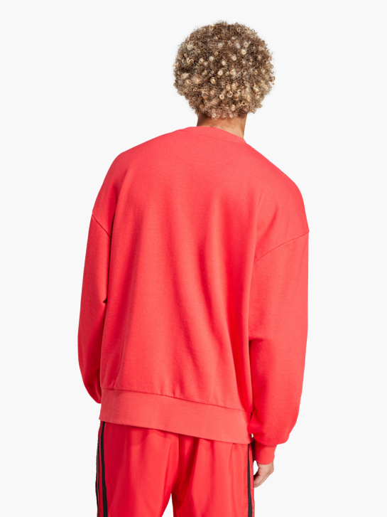 adidas Essentials Loose Fit 3 Bar Logo Sweatshirt Rot 142490 3