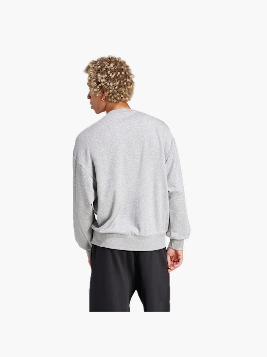 adidas Essentials Loose Fit 3 Bar Logo Sweatshirt Grau 132295 3
