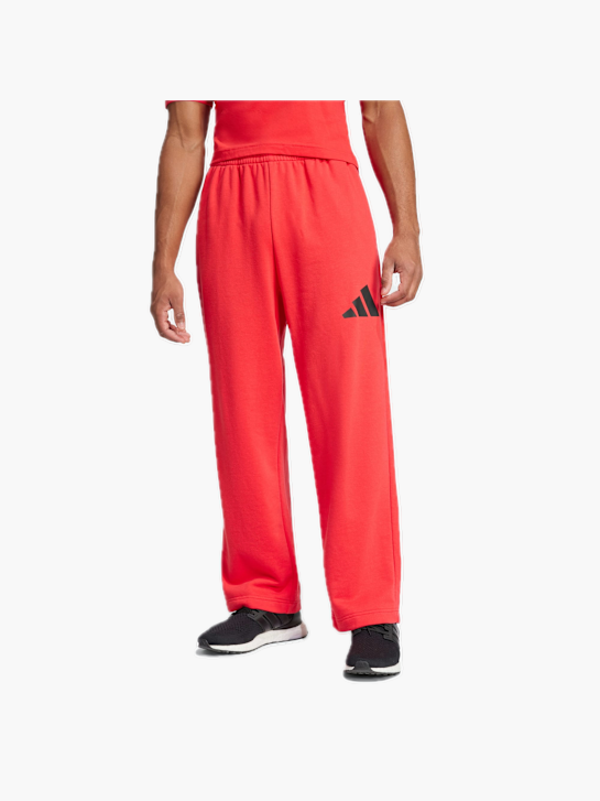 adidas Essentials Wide Leg 3 Bar Logo Hose Rot 132297 2