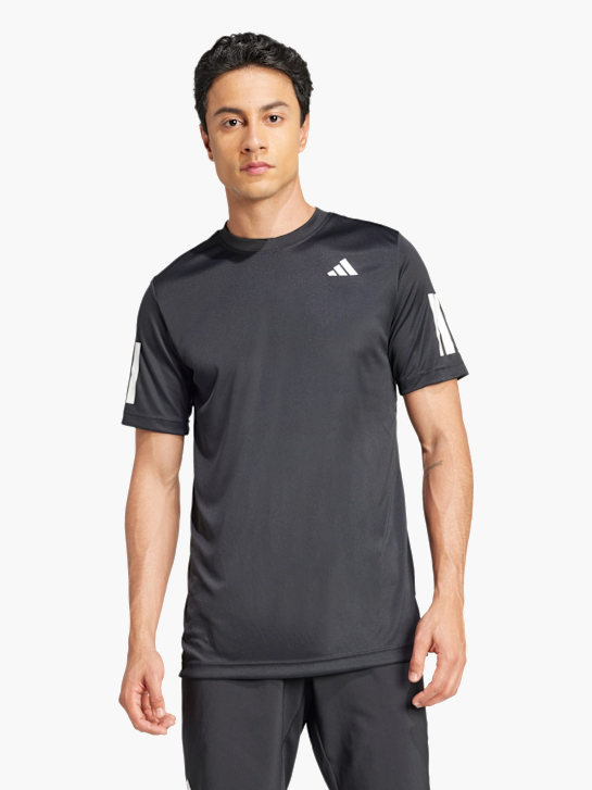 adidas Club Tennis CLIMACOOL 3-Streifen T-Shirt Schwarz 142697 3