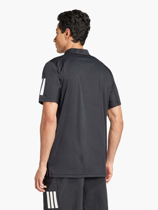 adidas Club Tennis 3-Streifen Poloshirt Schwarz 142695 3