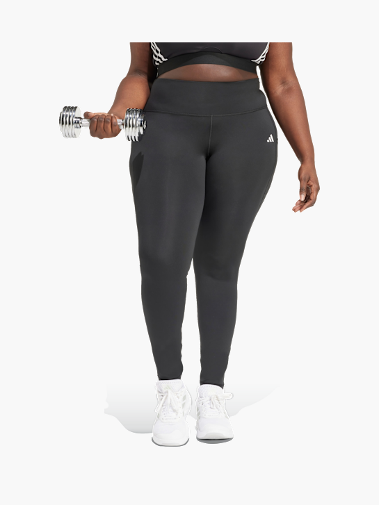 adidas Optime Essentials Leggings (Große Größen), volle Länge, Aufbewahrungstasche Schwarz 168880 2