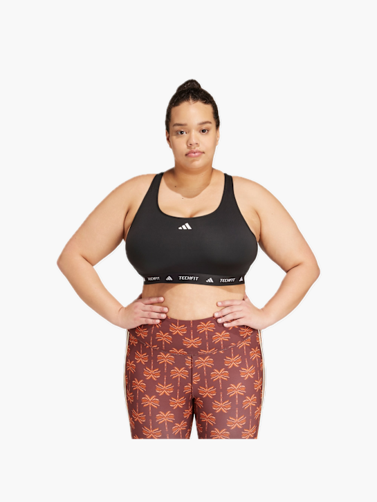 adidas TECHFIT Sport-BH  Große Größen Schwarz 132488 3