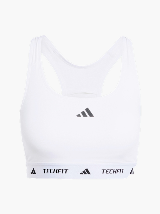 adidas TECHFIT Sport-BH Weiß 132490 1
