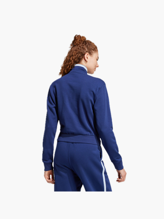 adidas Essentials Color Pop French Terry Crop Quarter-Zip Originals Jacke Blau 132675 3