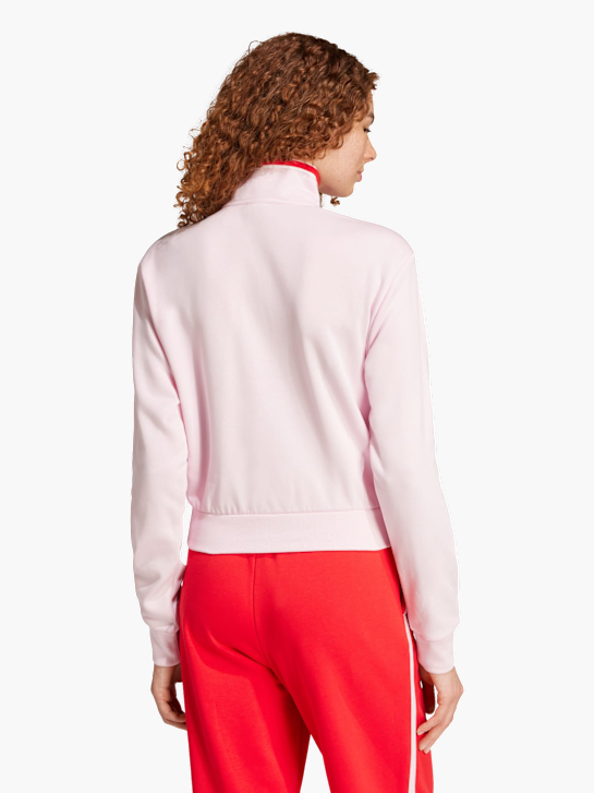 adidas Essentials Color Pop French Terry Crop Quarter-Zip Originals Jacke Rosa 142831 3