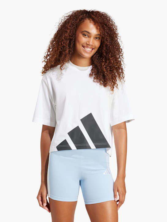 adidas Essentials Big Logo Boyfriend T-Shirt Weiß 142745 2