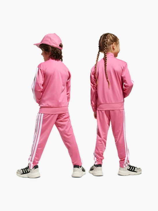 adidas Seasonal Essentials Tiberio 3-Streifen Tricot Kids Trainingsanzug Pink 132214 3