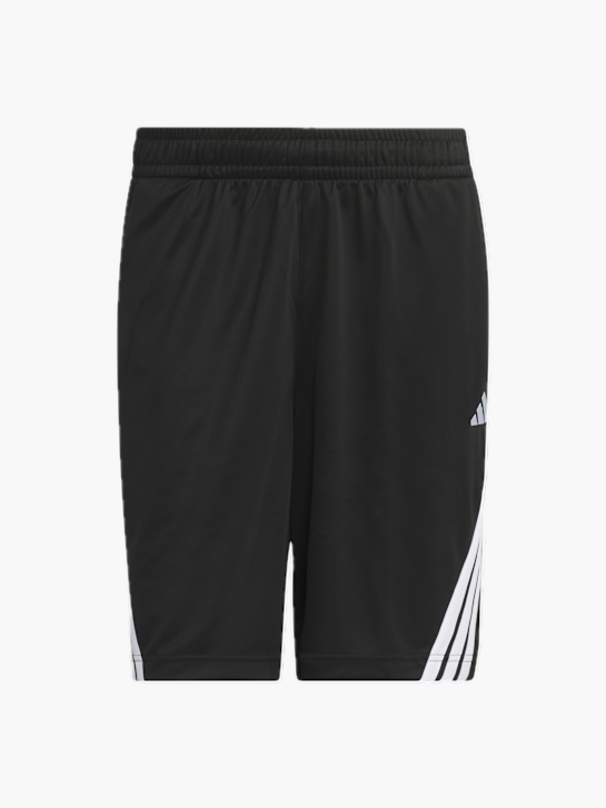 adidas Legends 3-Streifen Basketball Shorts Schwarz 132179 1