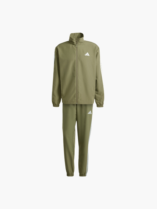 adidas 3-STREIFEN WOVEN TRAININGSANZUG Grün 156378 1