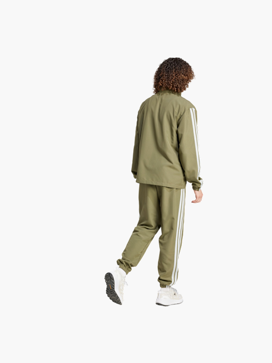 adidas 3-STREIFEN WOVEN TRAININGSANZUG Grün 156378 3