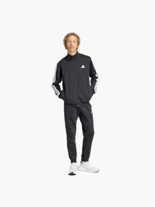 adidas Sportswear Basic 3-Streifen Trainingsanzug Schwarz 132413 2