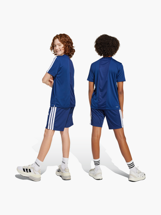 adidas Train Essentials 3-Streifen Kids Shorts Blau 142421 3