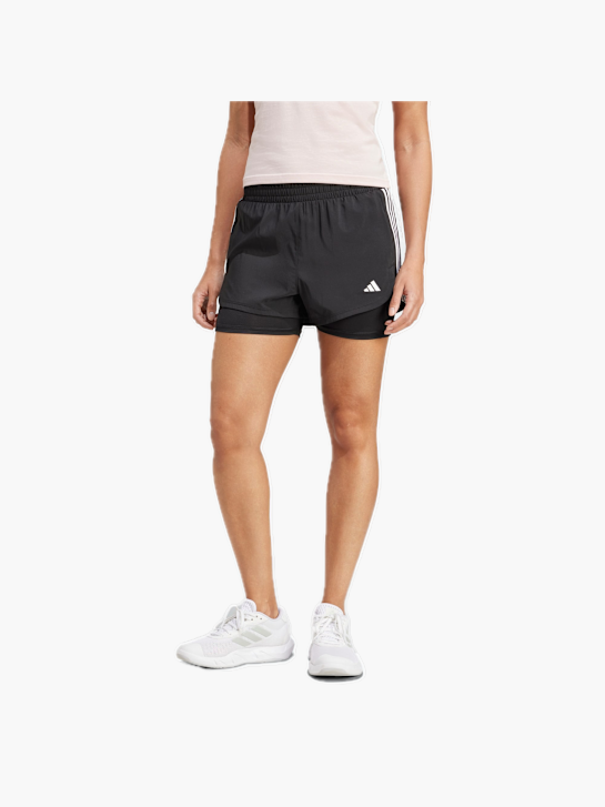 adidas Pacer 3-Streifen Training Woven Shorts Schwarz 132192 2