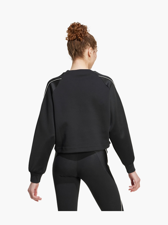 adidas Stadium 3-Streifen Sweatshirt mit Rundhalsausschnitt Schwarz 168793 3