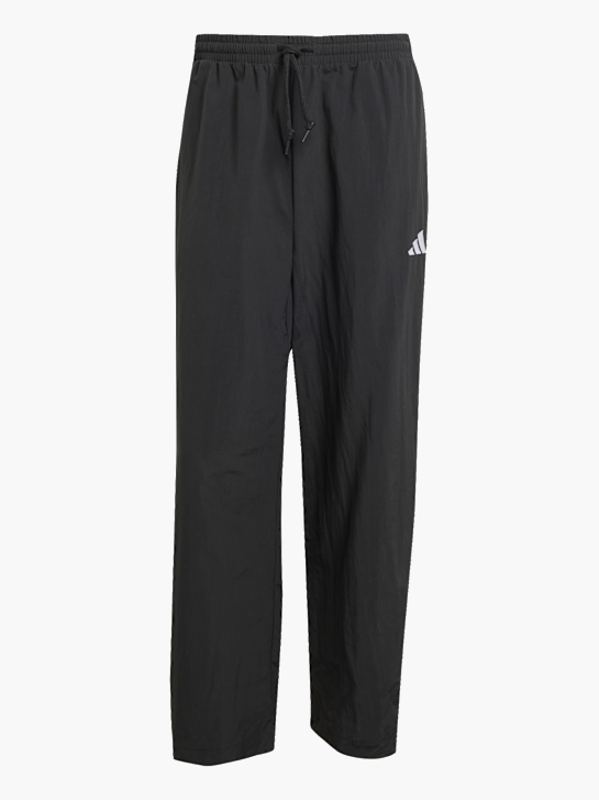 adidas Essentielle Small Logo Gewebte Hose mit Beinabschlüssen ohne Bündchen Schwarz 141473 1