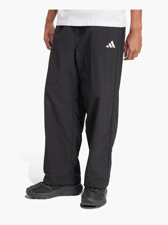 adidas Essentielle Small Logo Gewebte Hose mit Beinabschlüssen ohne Bündchen Schwarz 141473 2
