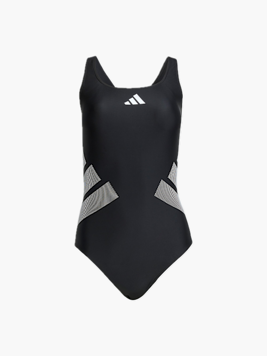 adidas Logo C-Back Badeanzug Schwarz 132000 1