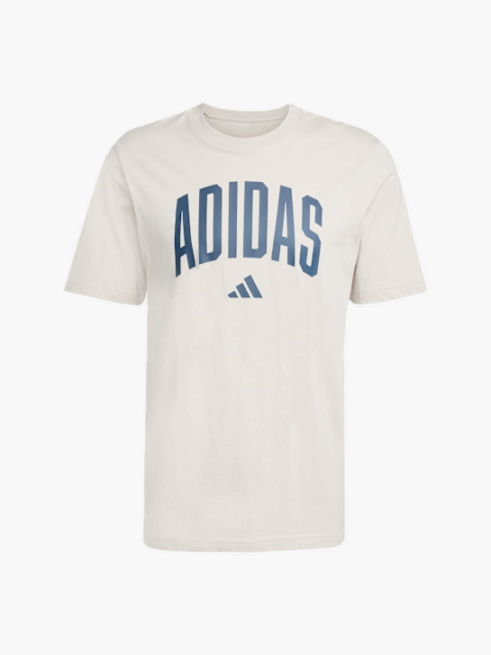 adidas Collegiate Lineage Graphic T-Shirt Beige 132038 1