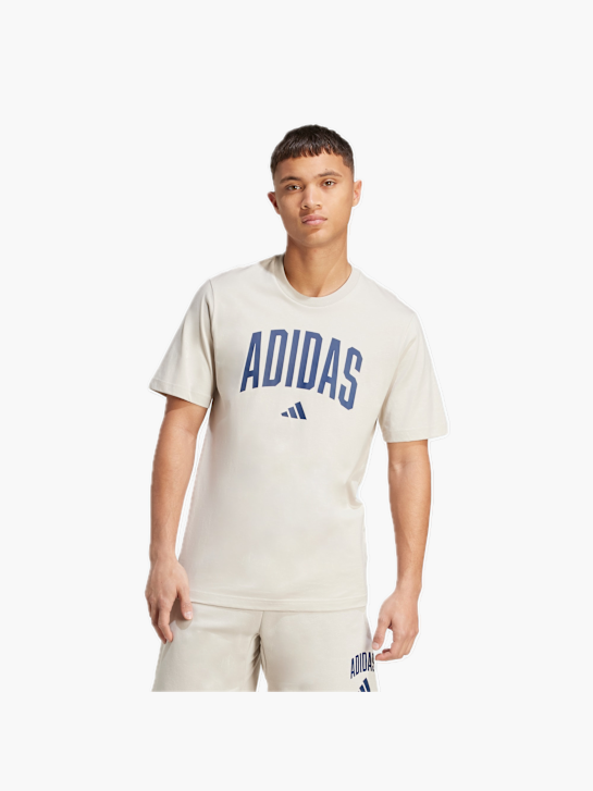 adidas Collegiate Lineage Graphic T-Shirt Beige 132038 2