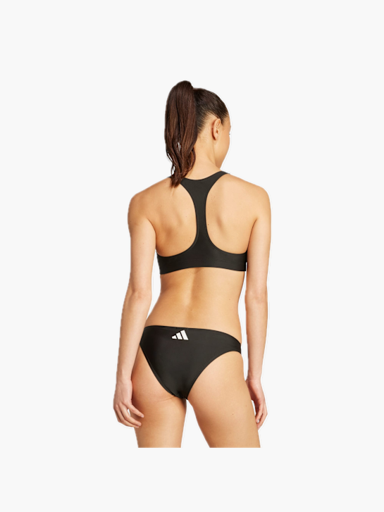 adidas Big Bars Bikini-Set mit C-förmigem Rücken Schwarz 132001 3