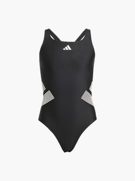 adidas Logo C-Back Badeanzug Kinder Schwarz 132012 1
