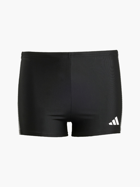 adidas Colorblock 3-Streifen Kinder Boxer-Badehose Schwarz 142210 1
