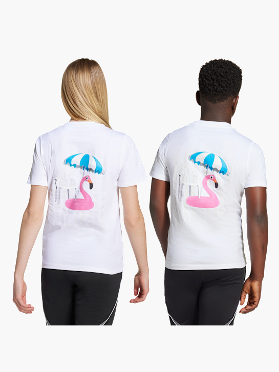 adidas Messi Icon Graphic Kids T-Shirt Weiß 141529 3