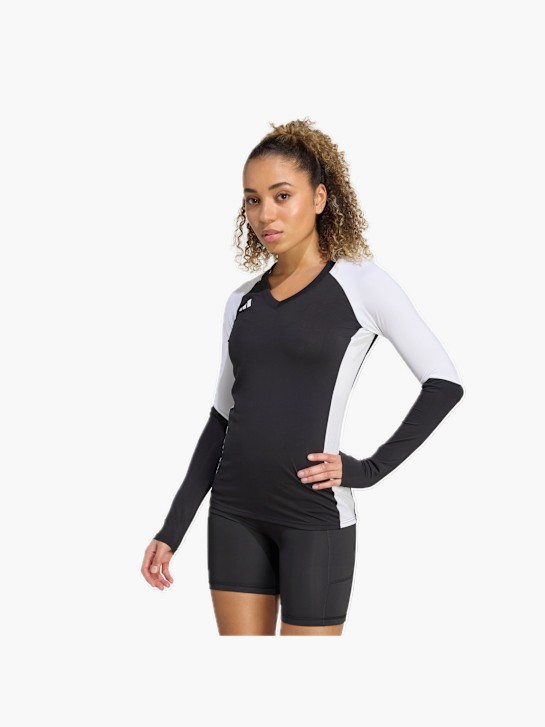 adidas Quickset Langärmeliges Volleyballtrikot Schwarz 132073 2