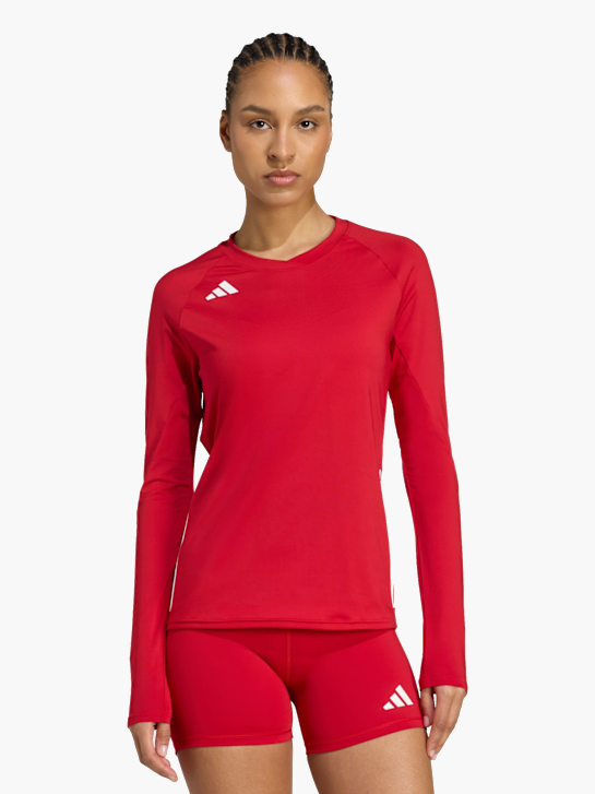 adidas HILO Langärmeliges Volleyballtrikot Rot 142237 2