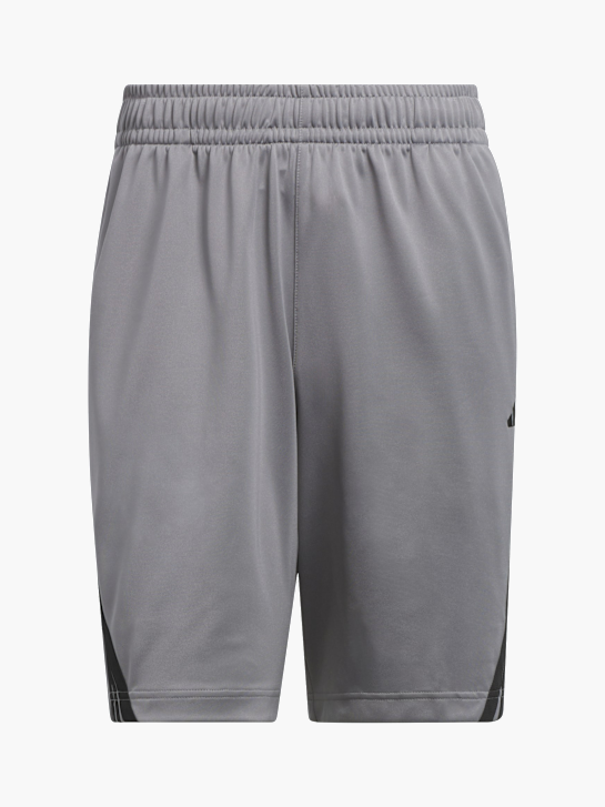 adidas Legends 3-Streifen Basketball Shorts Grau 142405 1