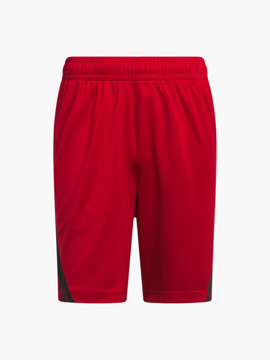 adidas Legends 3-Streifen Basketball Shorts Rot 156351 1