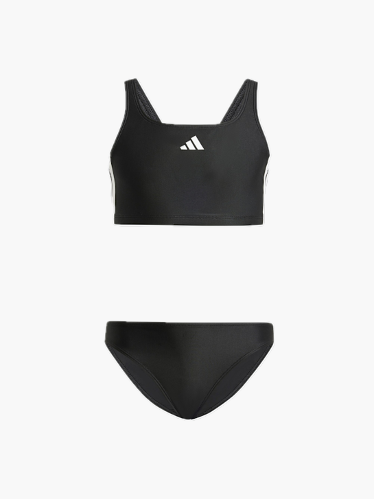adidas 3-Streifen V-Back Kids Bikini Schwarz 132269 1