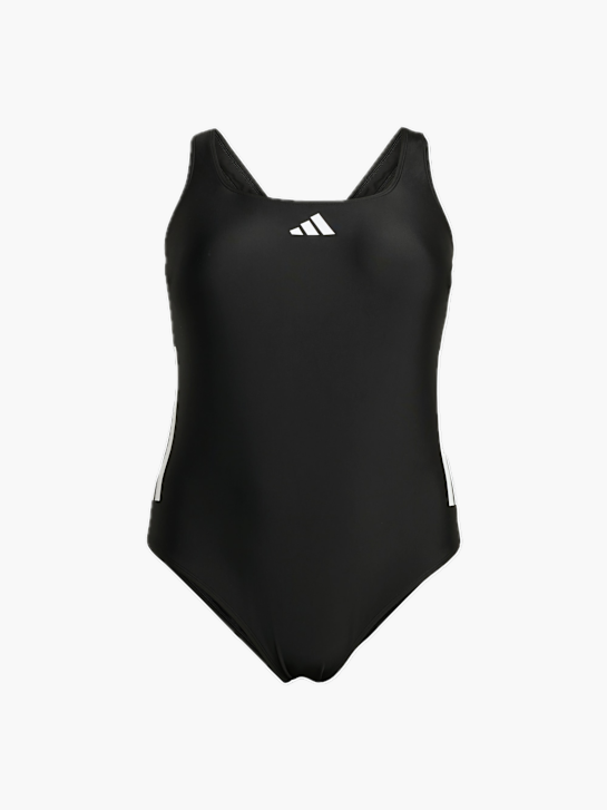 adidas 3-Streifen C-Back Badeanzug  Große Größen Schwarz 132274 1