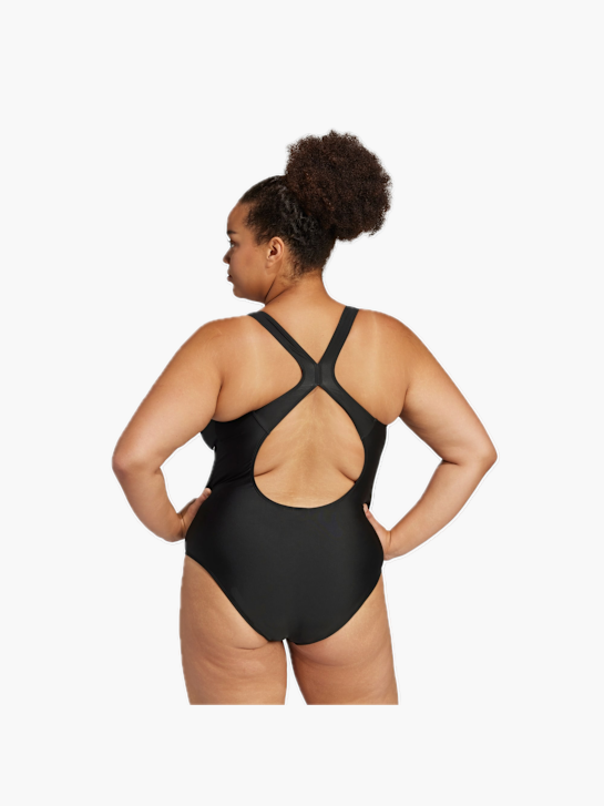 adidas 3-Streifen C-Back Badeanzug  Große Größen Schwarz 132274 3