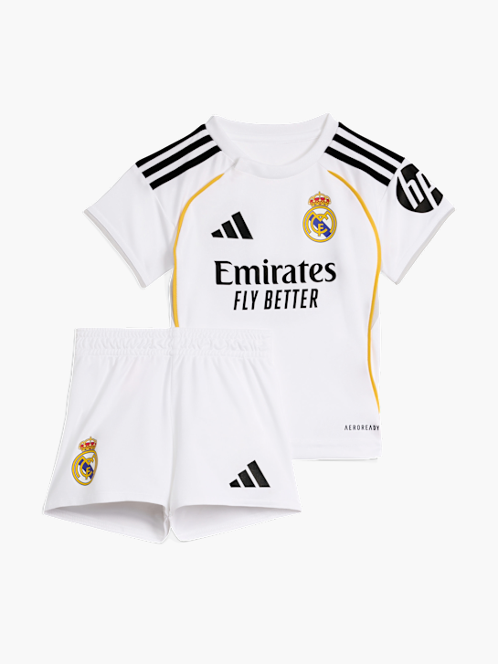 adidas Real Madrid 25/26 Baby Kids Heimausrüstung Weiß 142365 1