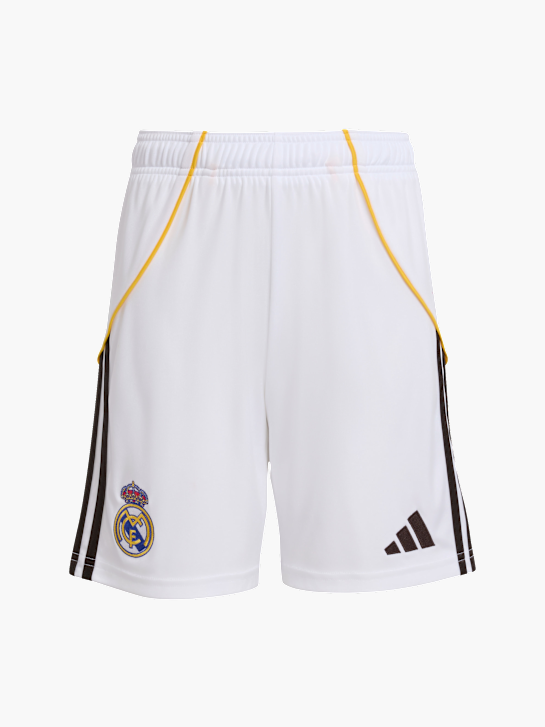 adidas Real Madrid 25/26 Heimshorts Kinder Weiß 142366 1