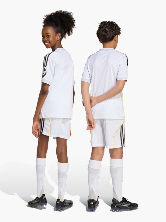 adidas Real Madrid 25/26 Heimshorts Kinder Weiß 142366 3