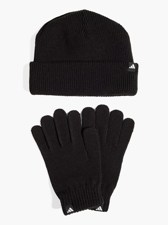 adidas Set aus Handschuhen und Mütze Schwarz 142573 1
