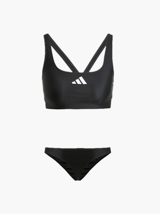 adidas 3-Streifen V-Back Bikini Schwarz 132430 1