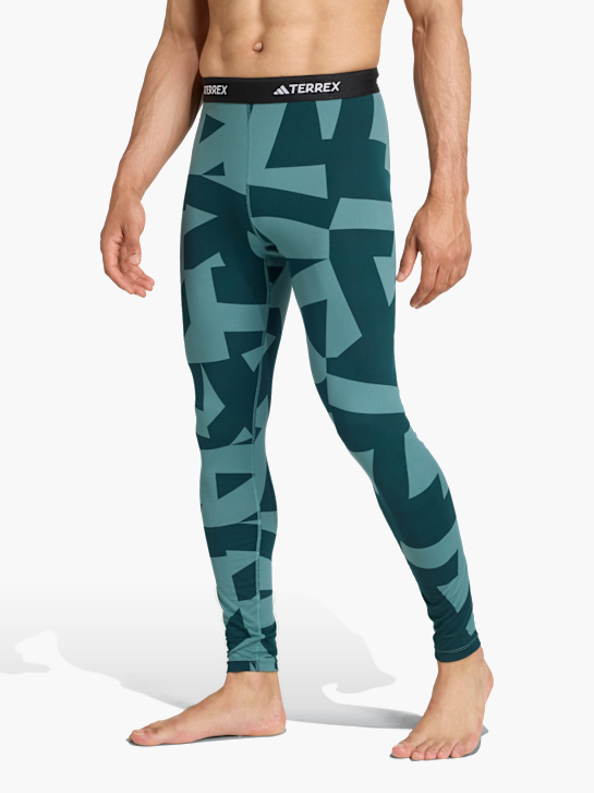 adidas Multi Synthetic Base Layer Leggings Grün 142570 2
