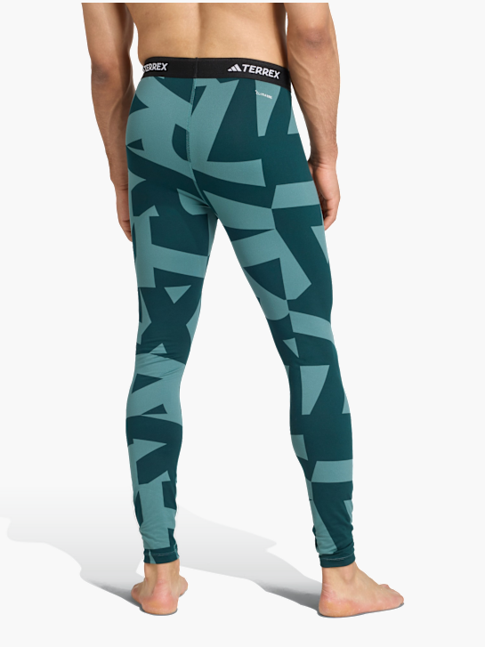 adidas Multi Synthetic Base Layer Leggings Grün 142570 3