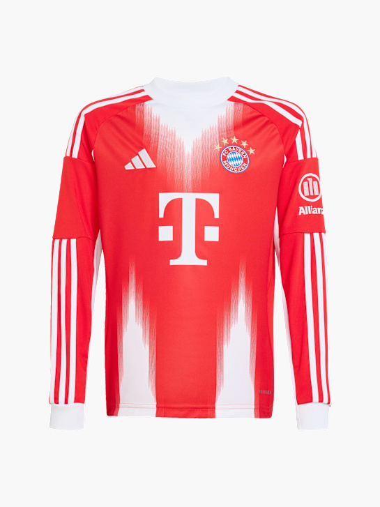 adidas FC Bayern München 25/26 Long Sleeve Kids Heimtrikot Rot 142359 1