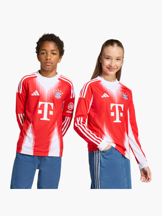 adidas FC Bayern München 25/26 Long Sleeve Kids Heimtrikot Rot 142359 3