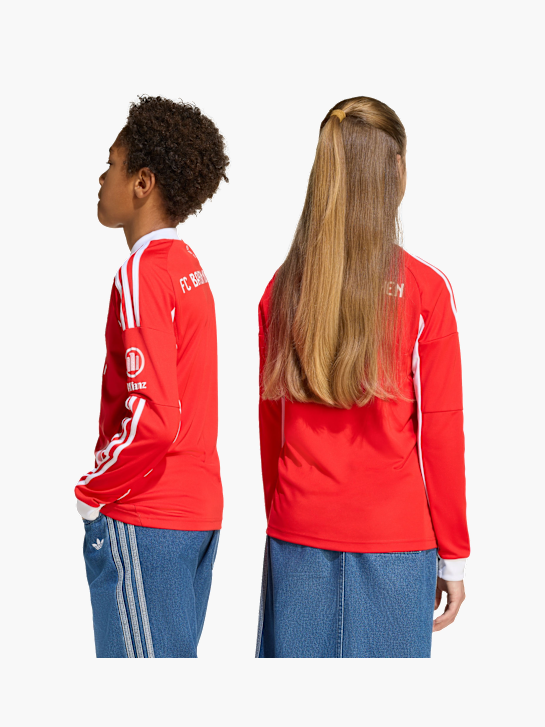 adidas FC Bayern München 25/26 Long Sleeve Kids Heimtrikot Rot 142359 4