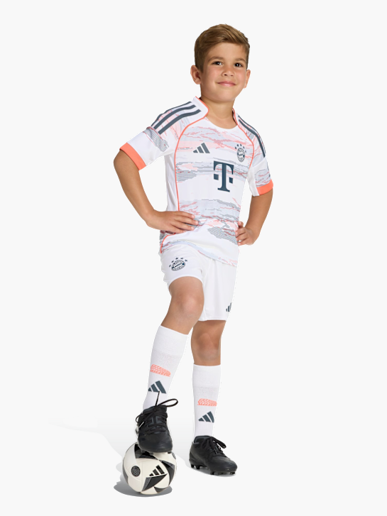 adidas FC Bayern München 25/26 Kids Mini-Auswärtsausrüstung Weiß 142360 3