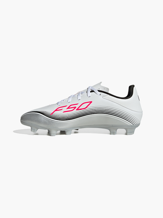adidas F50 Messi Club Fußballschuh für Hart- und Aschenplätze Weiß 143159 3