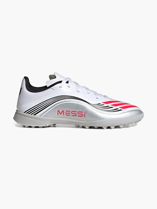 adidas F50 Messi League Kids TF Fußballschuh Weiß 133771 1
