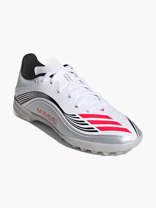 adidas F50 Messi League Kids TF Fußballschuh Weiß 133771 4